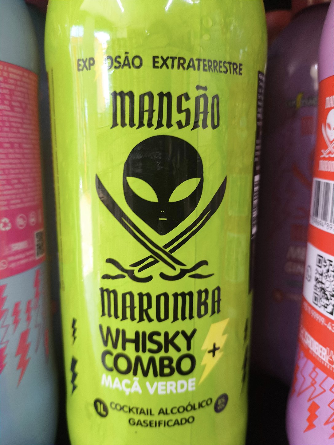 Whisky Sabor energético maçã verde