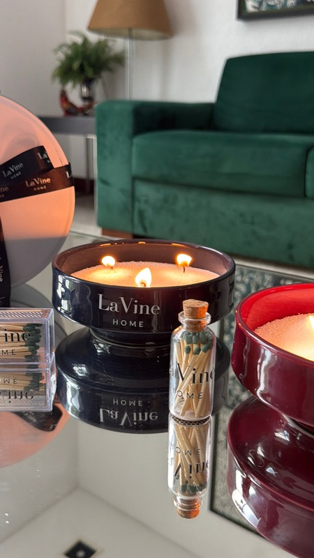 Kit Renova Verbena — Bowl de Cerâmica + 250g de Cera Vegetal de Areia + Essência Premium — La Vine Home