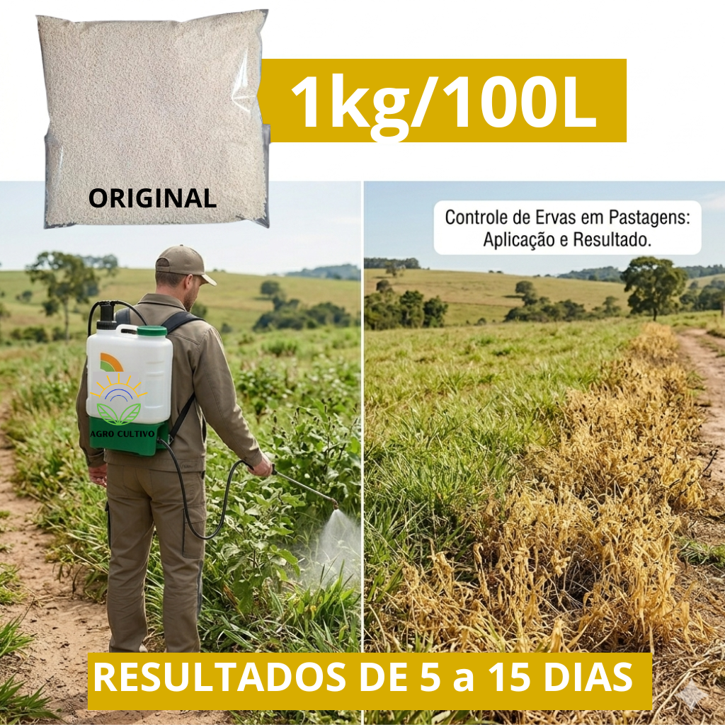 Herbicida Mata Mato Randap Roundup Ultra WG Granulado 1kg - Monsanto
