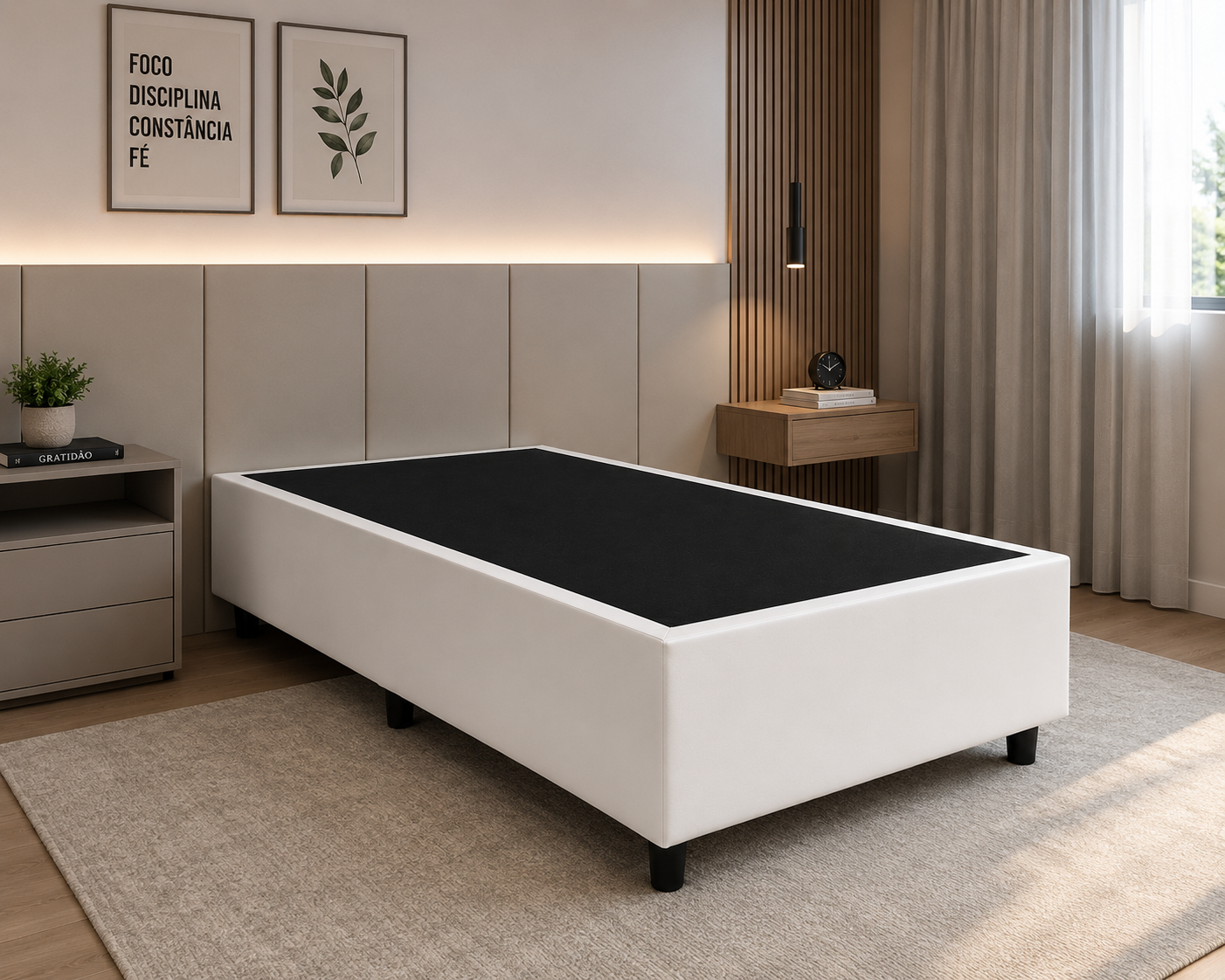 Base Box Solteirão Courino 88X188X40