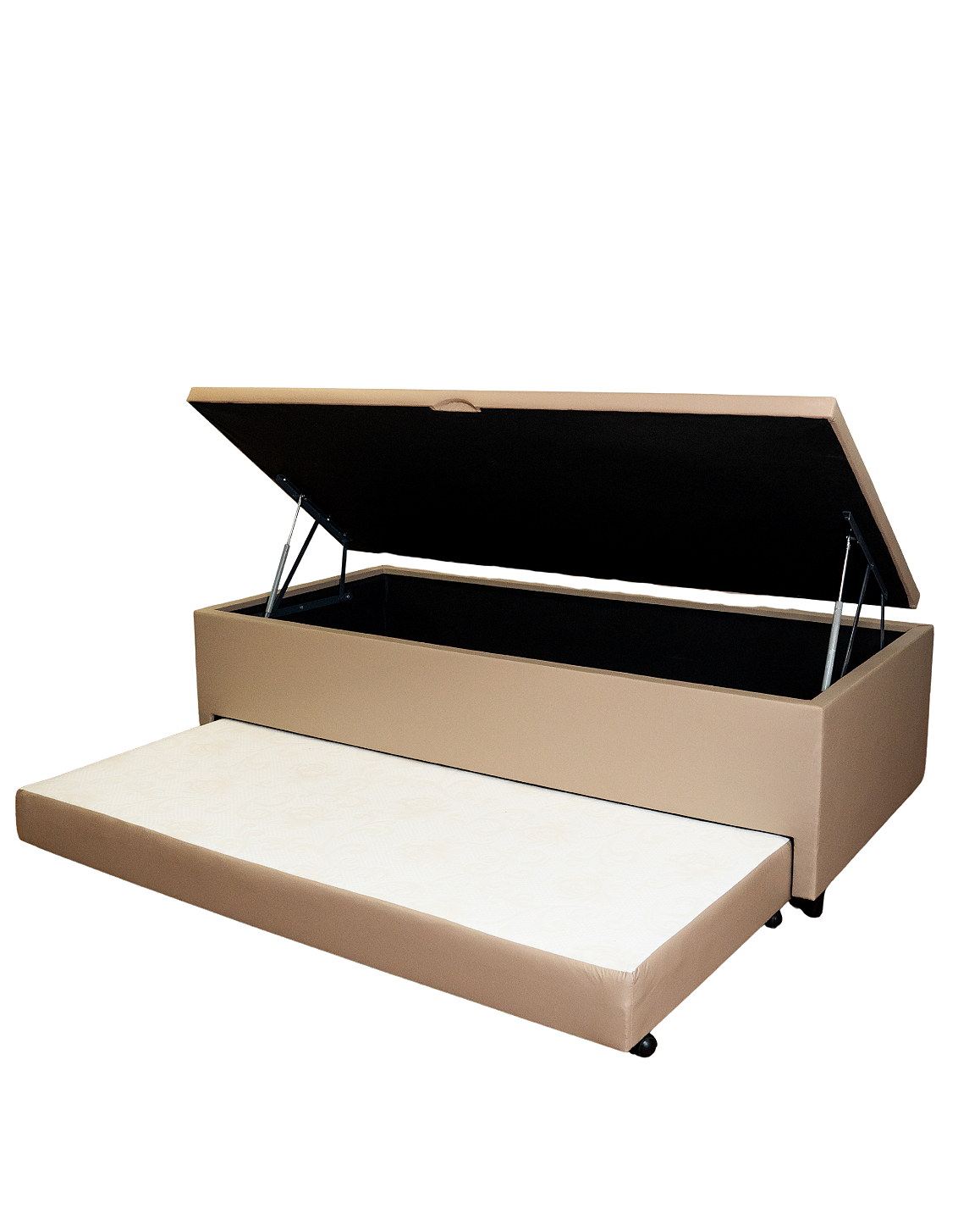 Base Baú Solteirão com auxiliar Courino 88X188X56