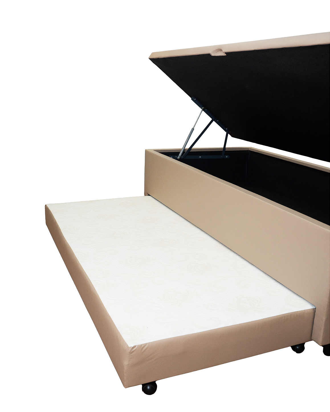 Base Baú Solteirão com auxiliar Courino 88X188X56