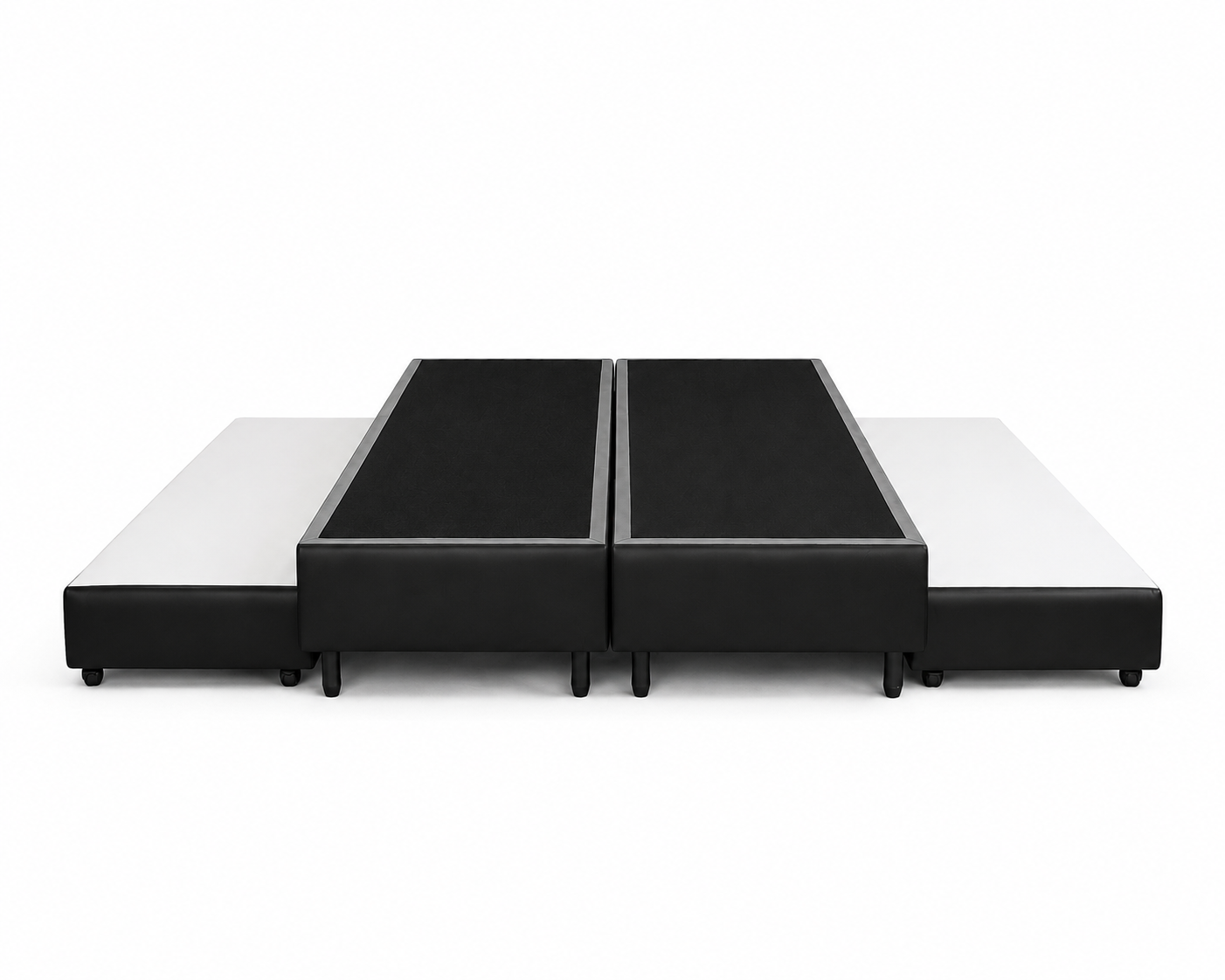 Base Box Queen com cama auxiliar Courino 138X188X40