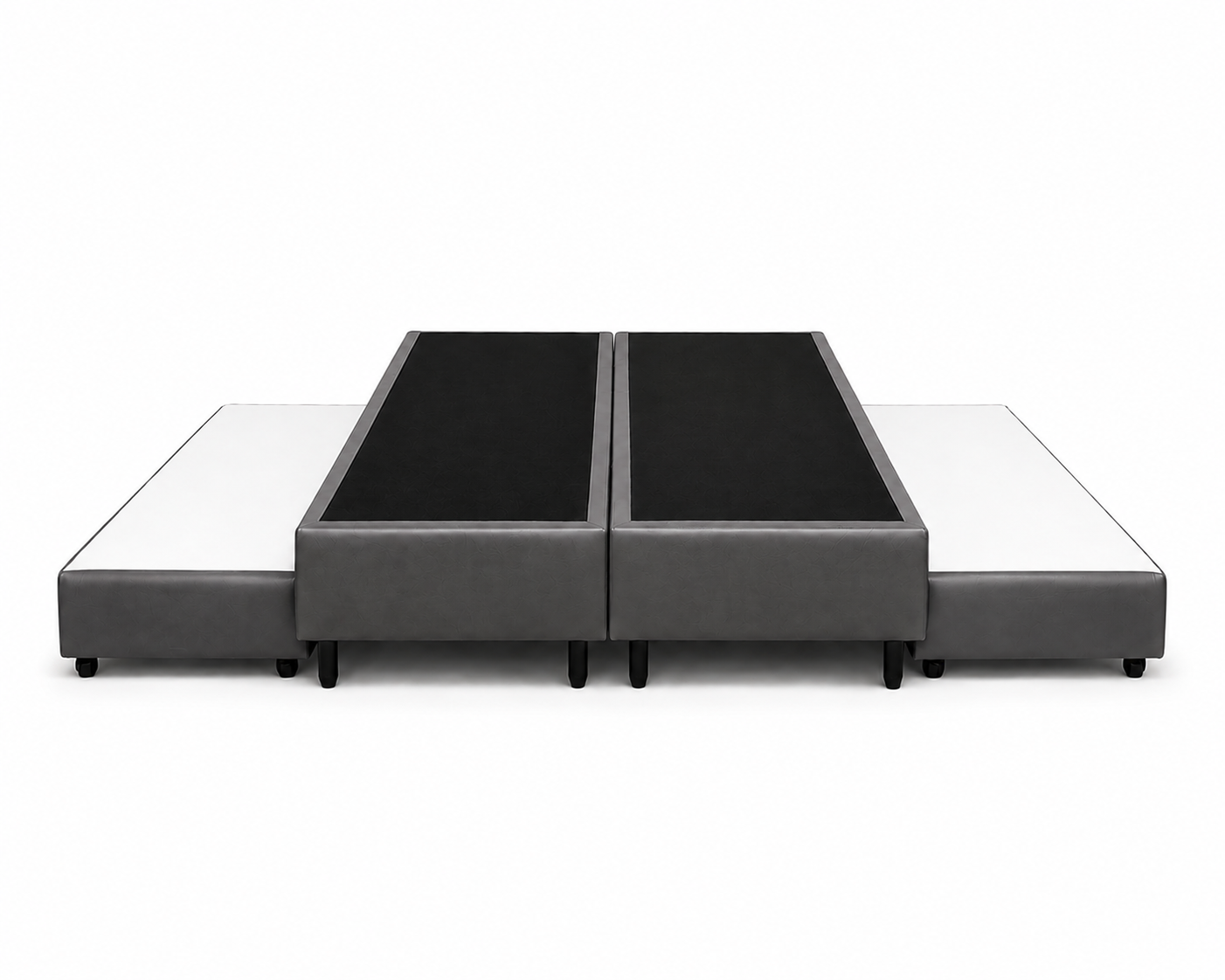 Base Box Queen com cama auxiliar Courino 138X188X40