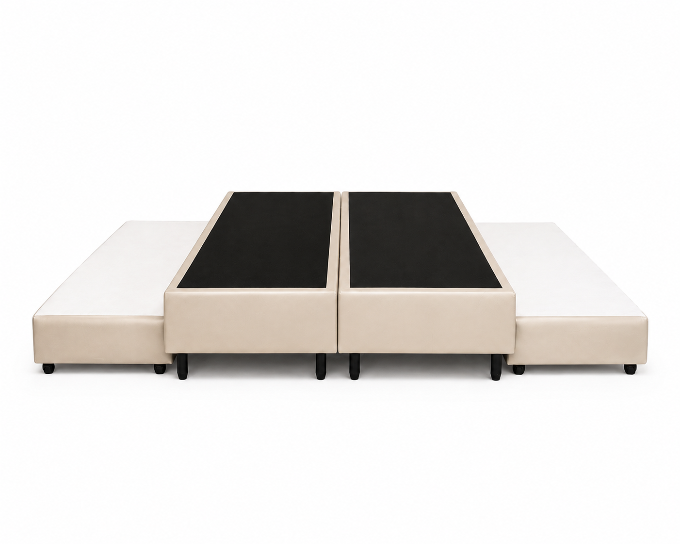Base Box Queen com cama auxiliar Courino 138X188X40