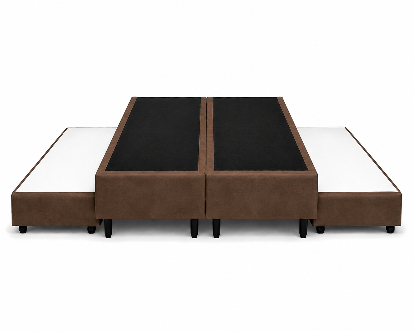 Base Box Casal com cama auxiliar Suede 138X188X56