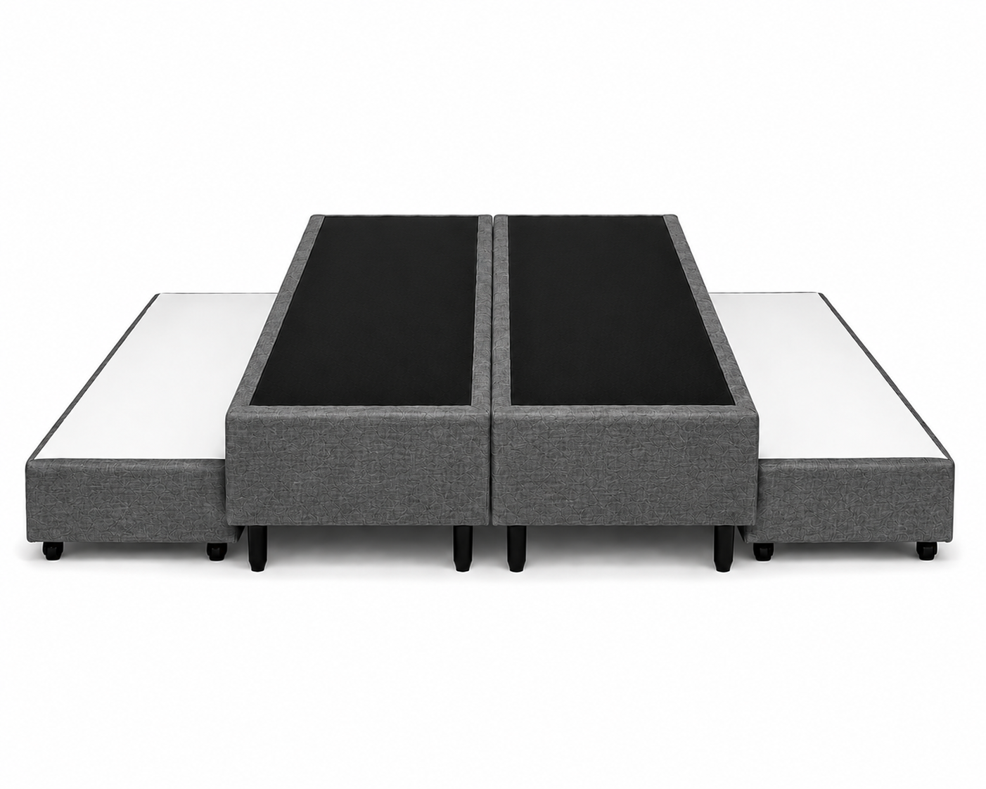 Base Box Casal com cama auxiliar Linho 138X188X40
