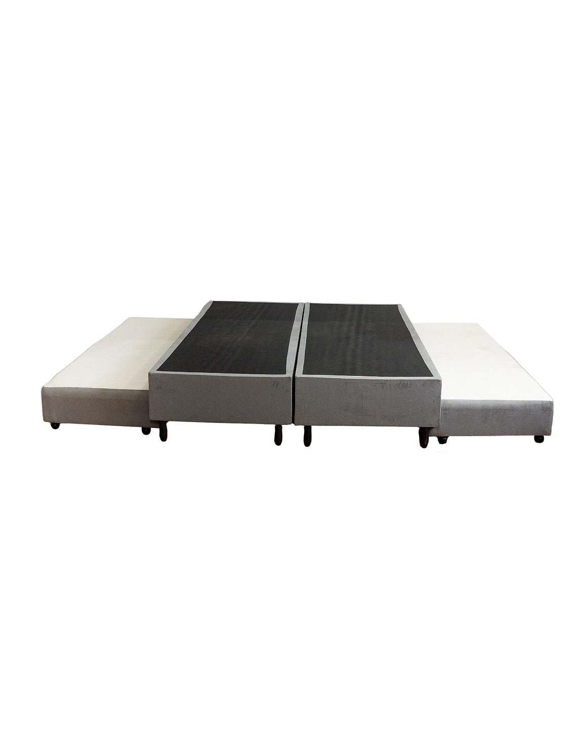 Base Box Casal com cama auxiliar Linho 138X188X40