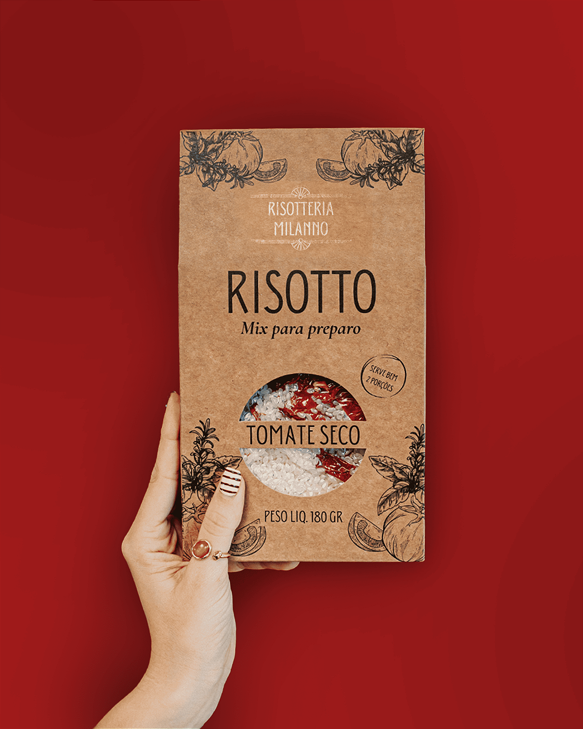 Caixa 6un Mix Para Risotto De Tomate Seco - Risotteria Millano