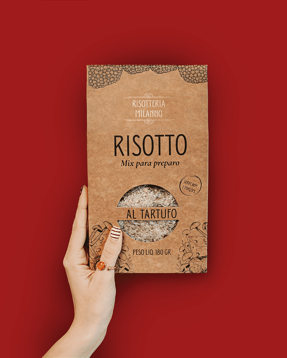 Caixa 6un Mix Para Risotto Al Tartufo - Risotteria Millano