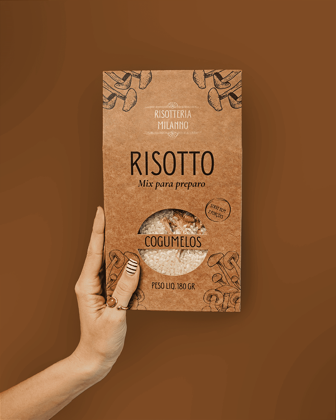 Caixa 6un Mix Para Risotto De Cogumelos - Risotteria Millano