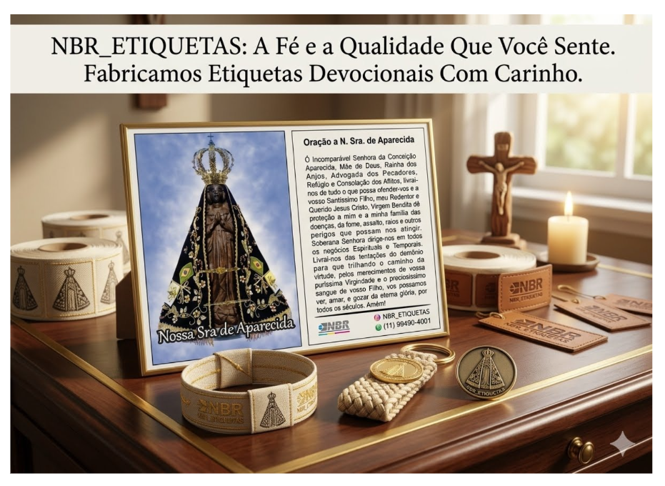 1000 Santinhos N. Sra. Aparecida