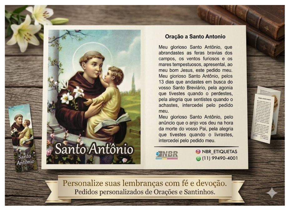 1.000 Santinhos Santo Antônio