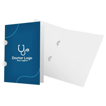 50 Pastas para Documentos 220x310mm Alta Alvura com Orelha / Faca Padrão Prática