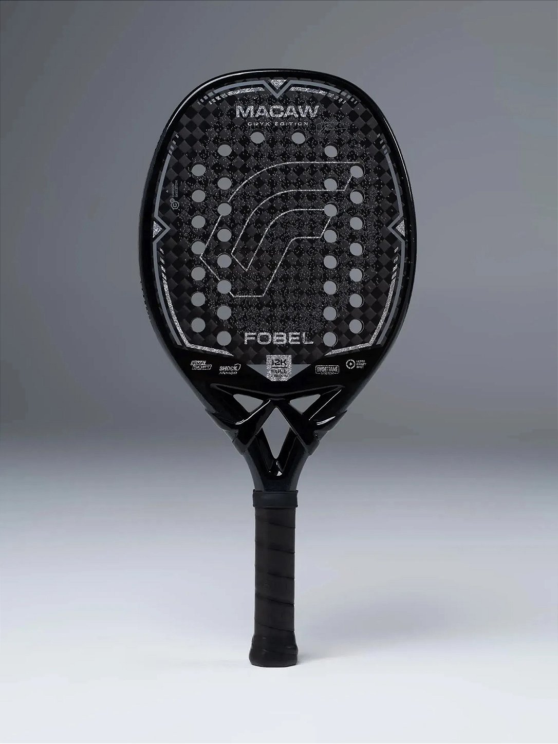RAQUETE BEACH TENNIS MACAW ONYX EDIÇÃO LIMITADA 2026 GUSTAVO RUSSO | FOBEL