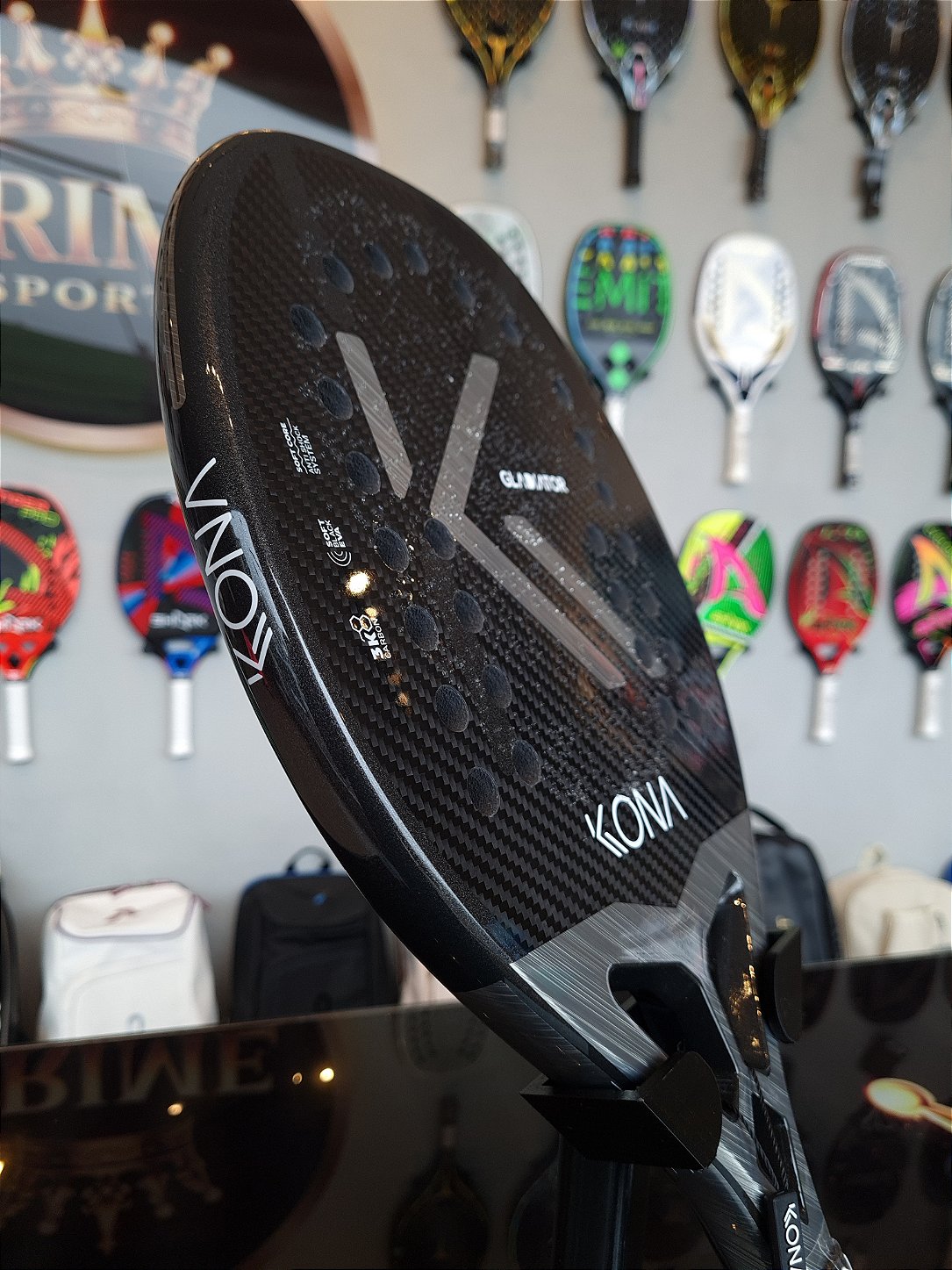 Raquete de Beach Tennis Gladiator Steel 2026 | KONA