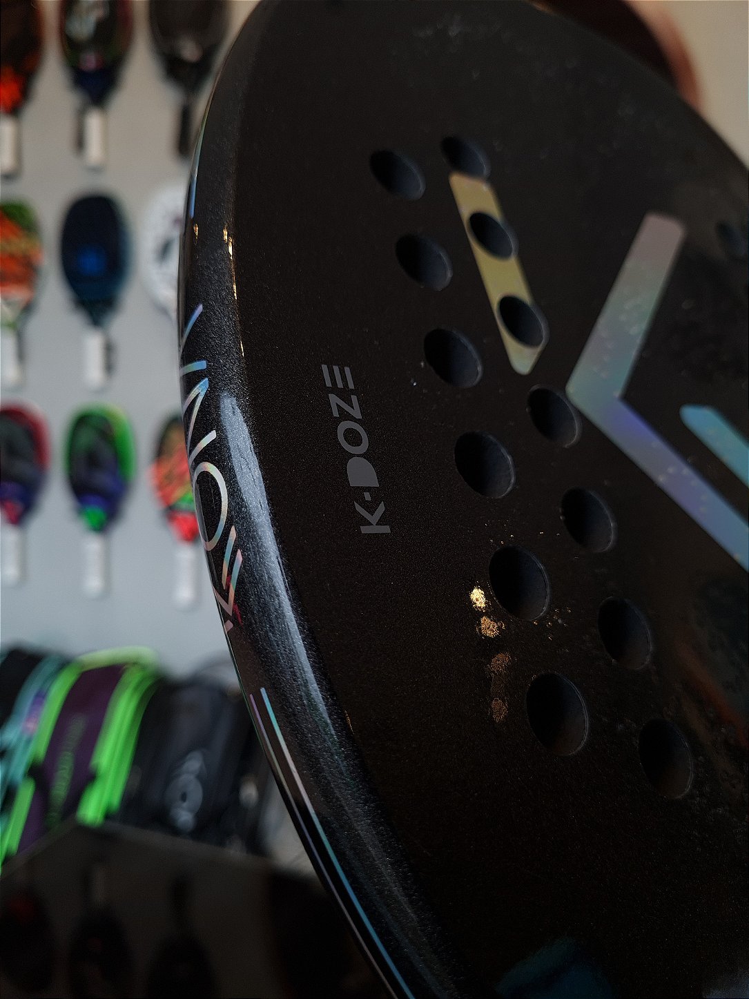 Raquete de Beach Tennis - K-Doze Black 2026 | KONA