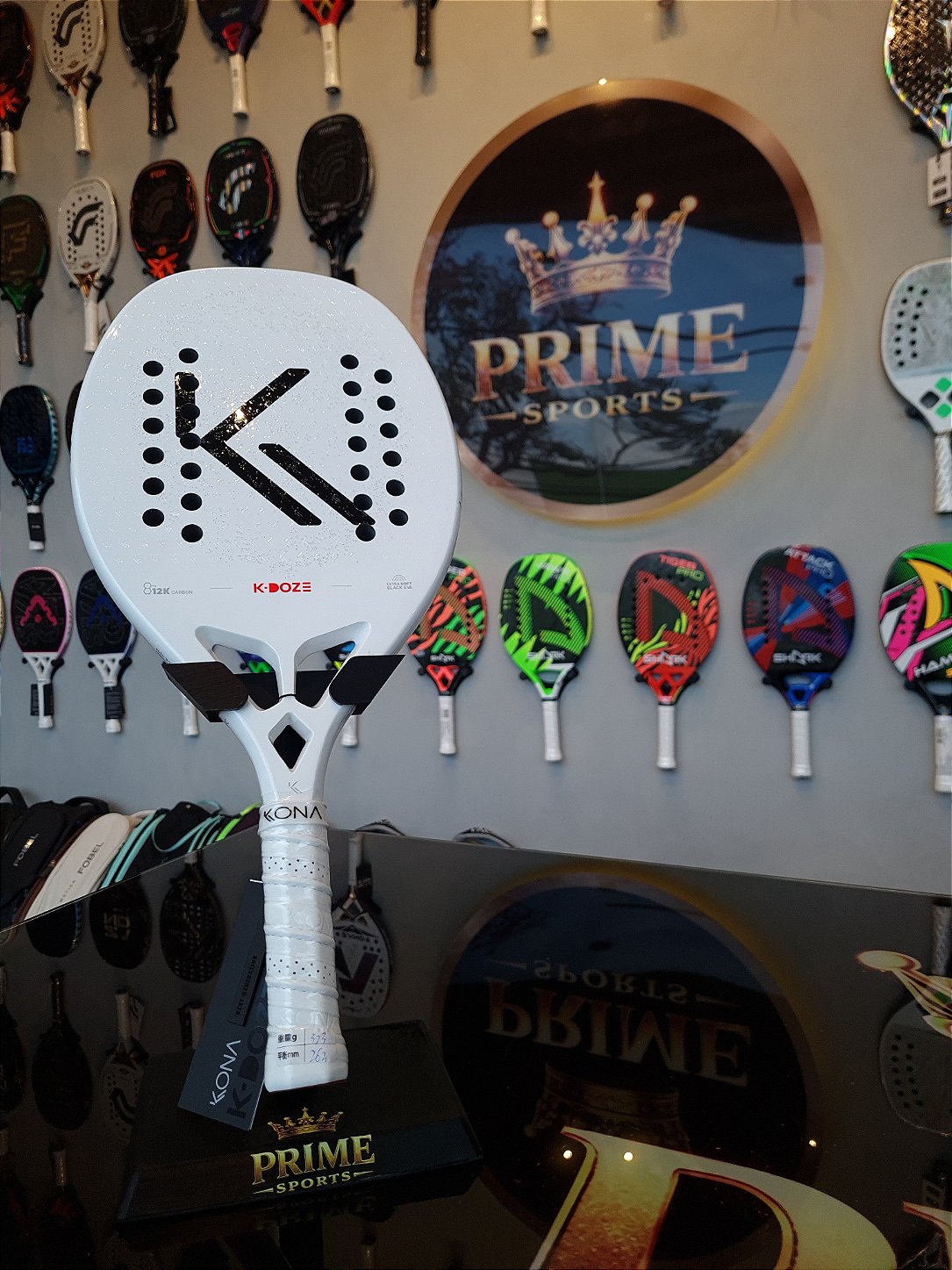 Raquete de Beach Tennis K-Doze Red 2026 | KONA
