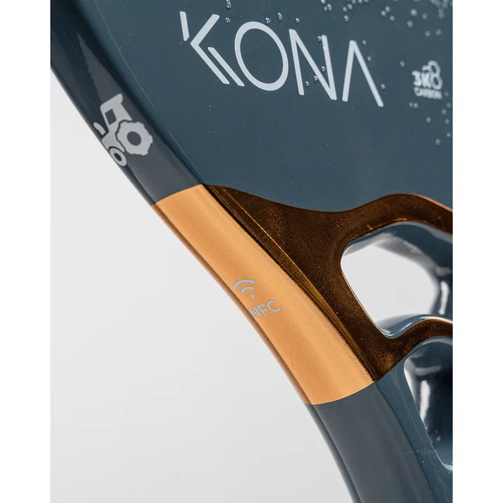Raquete de Beach Tennis - Traktor Gray 2026 - Airton Rodrigues | KONA