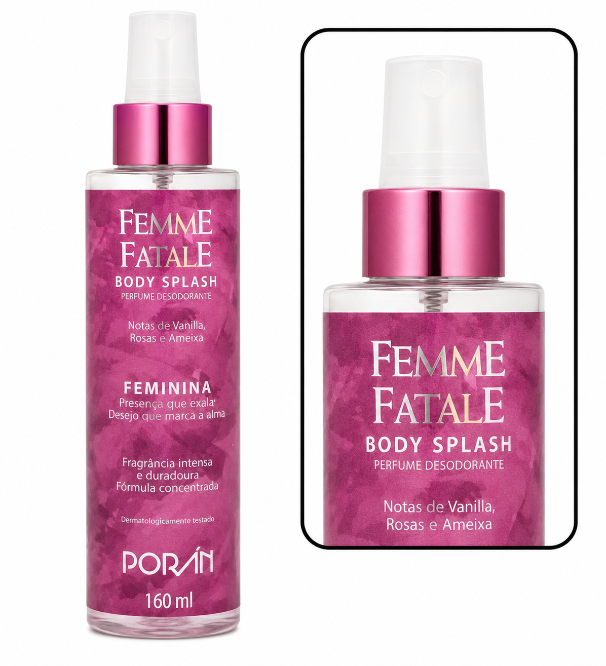 Body Splash Porán Femme Fatale - 160ml