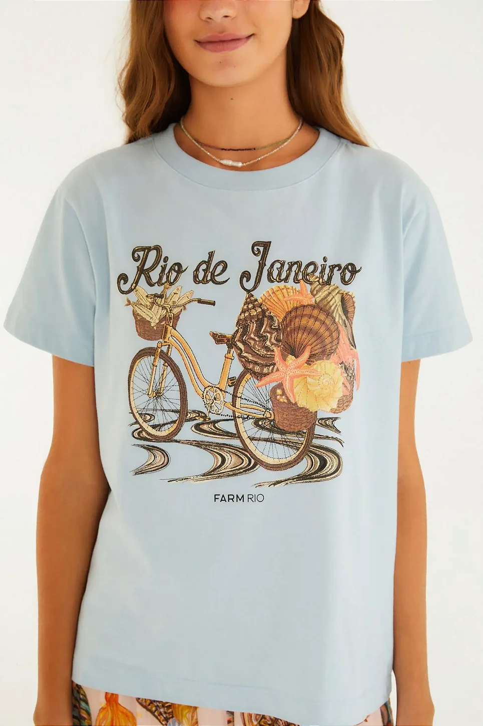 T-Shirt Fit Bicicleta Conchas