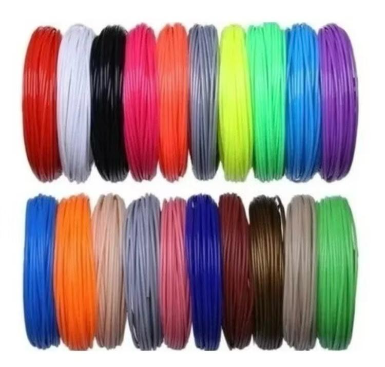 Kit Filamento PLA Premium Multicolorido 3D