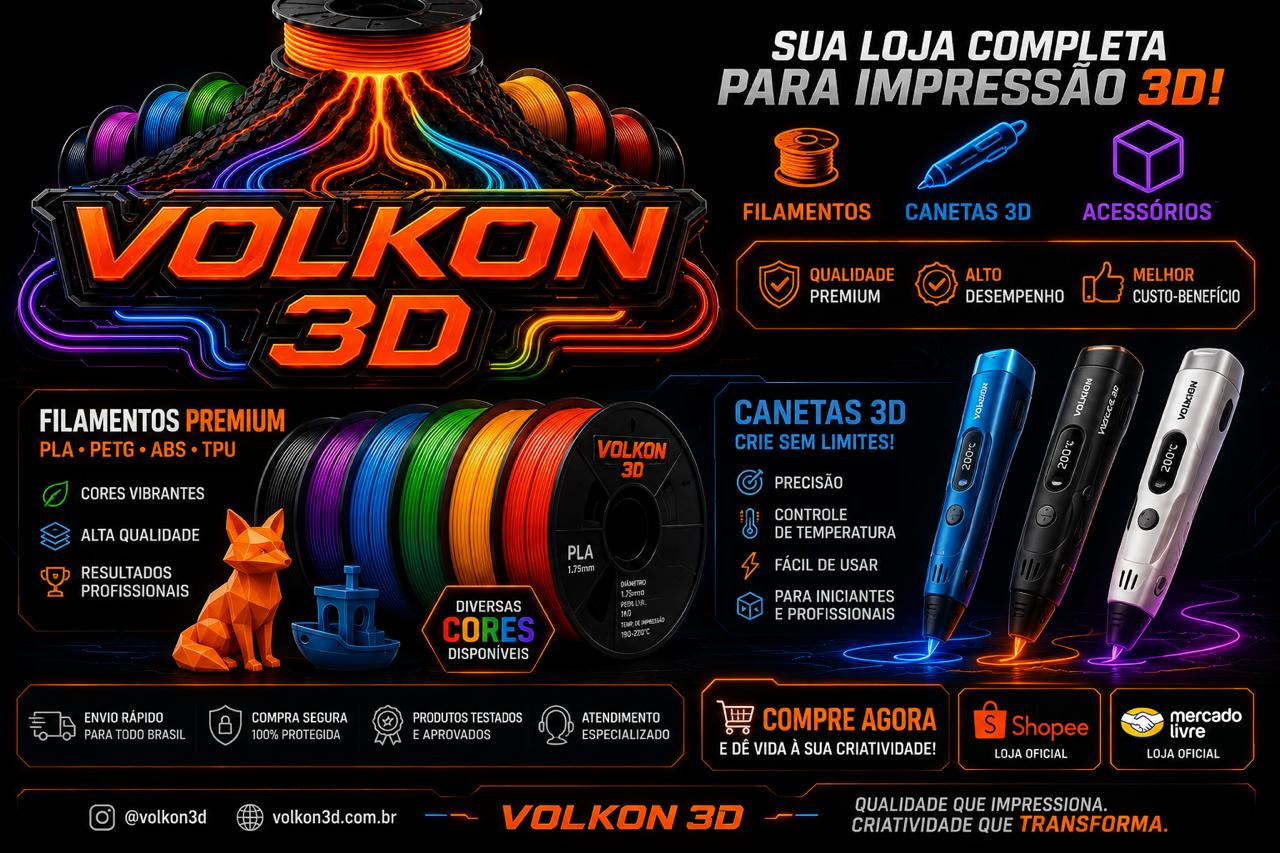 Pró 3D - Kit Caneta 3D impressão Pro