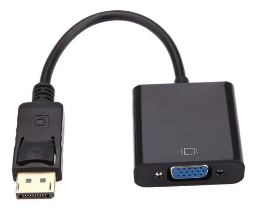 Cabo Adaptador Displayport Para Vga - Preto