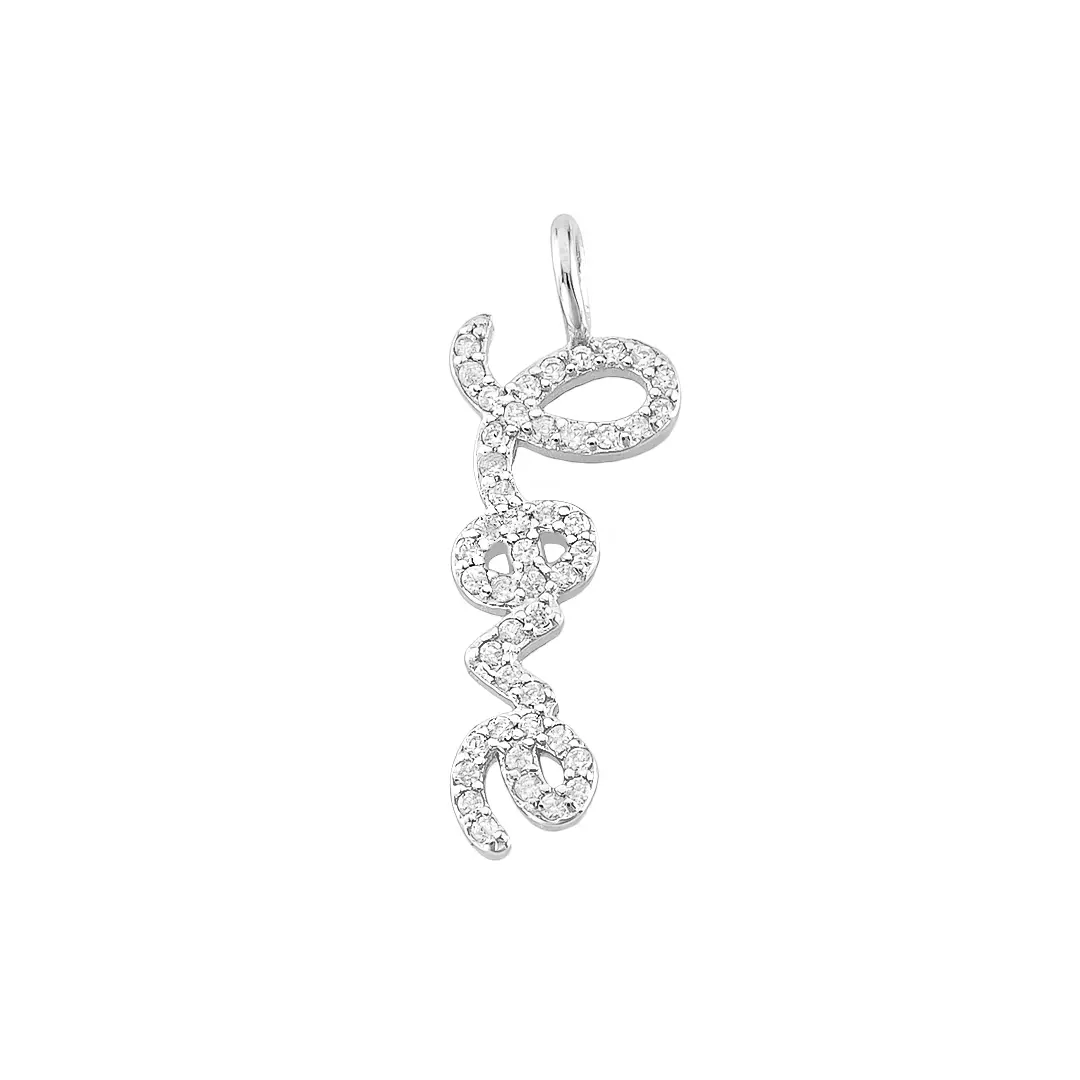 Pingente Love Prata 925