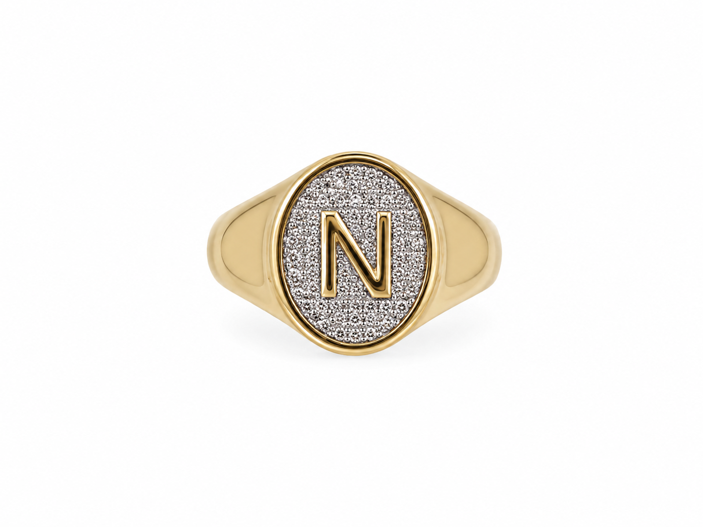 Anel Dedinho Banho Ouro - N