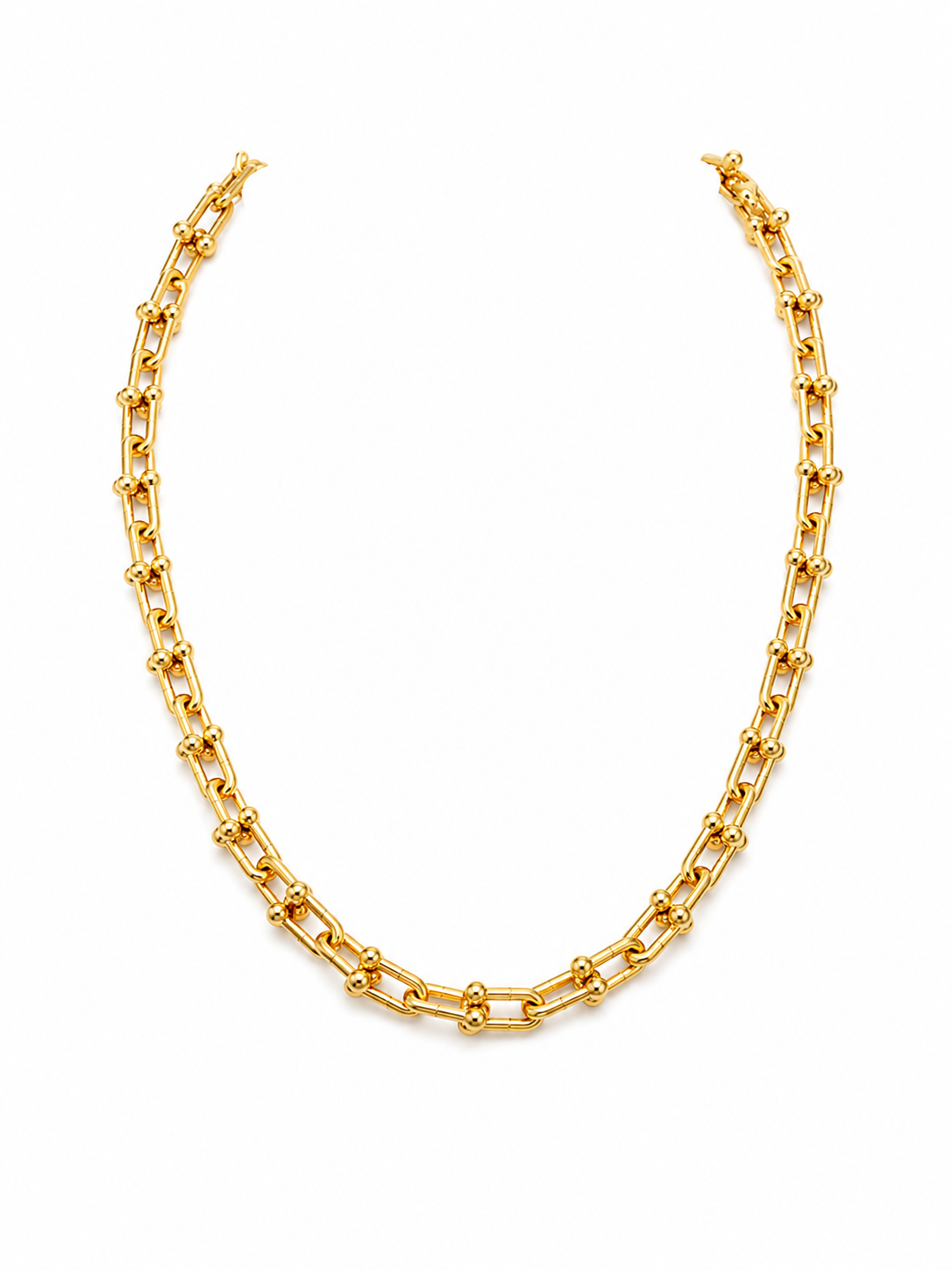 Colar Tiffany Slim Banho de Ouro