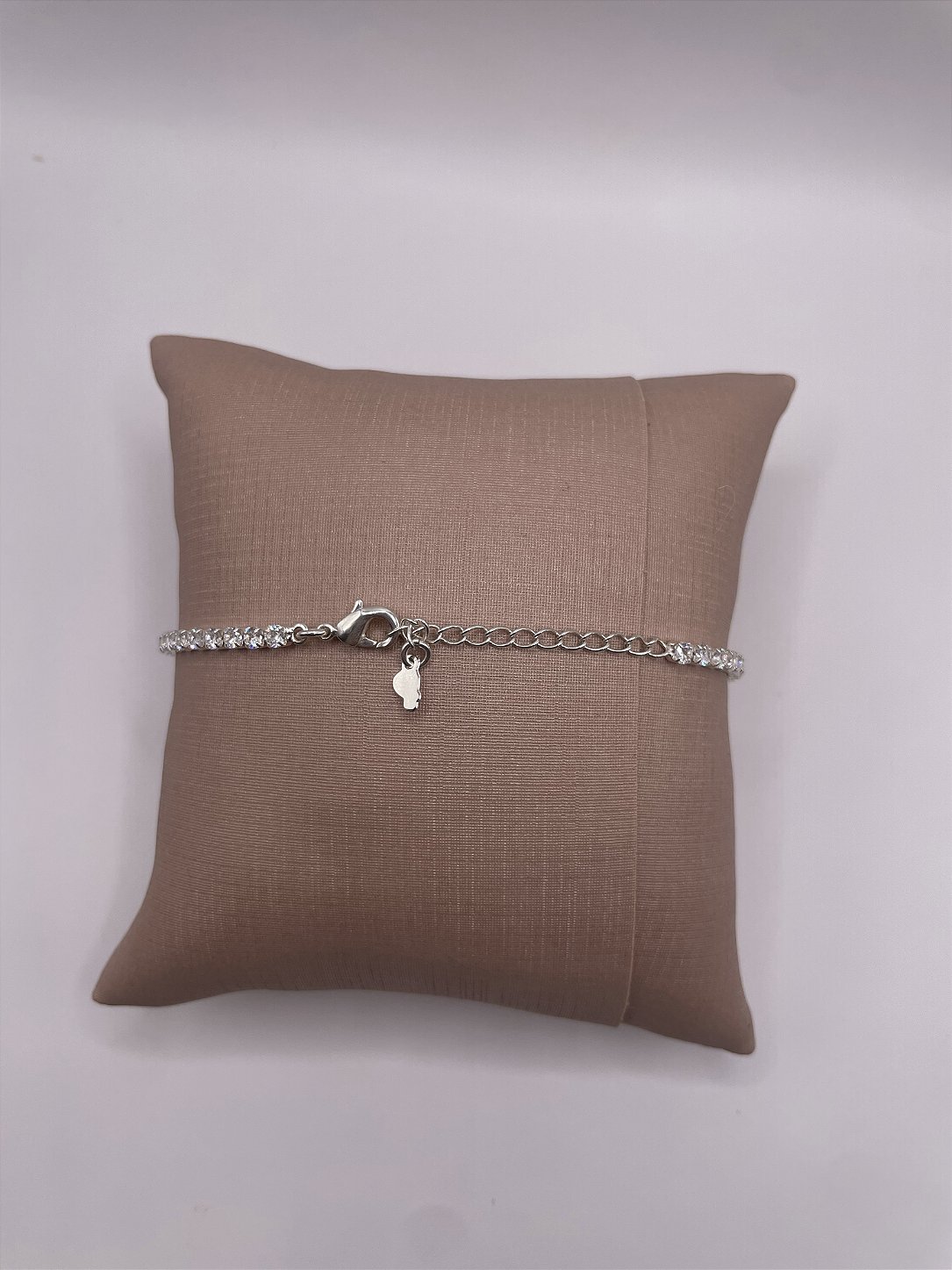 Pulseira Riviera Cristal Banho de Prata