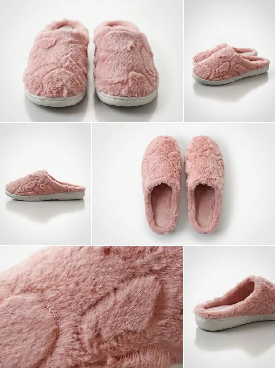 Pantufa Gasf Feminina Forrada Em Lã Conforto E Elegância