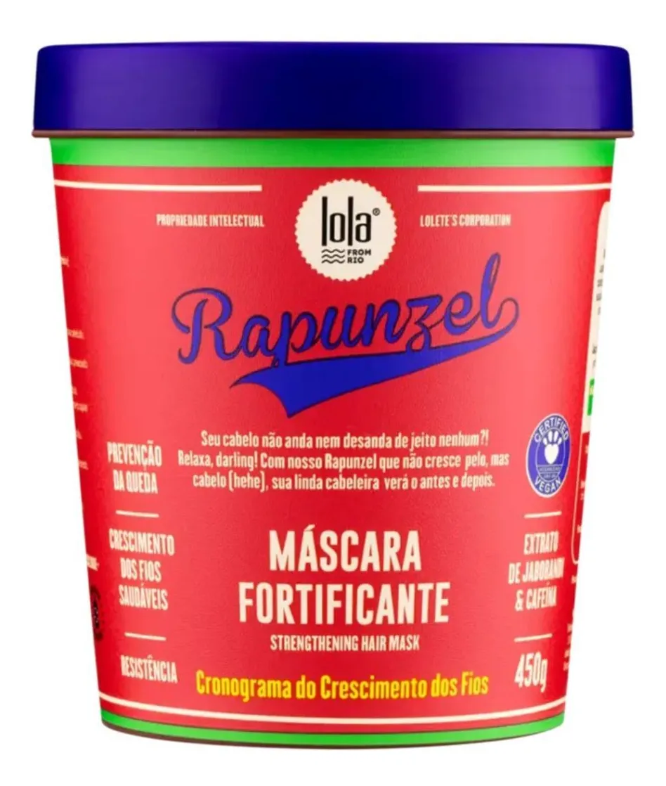 Máscara de Cabelo Fortificante Rapunzel (Lola) - 450g