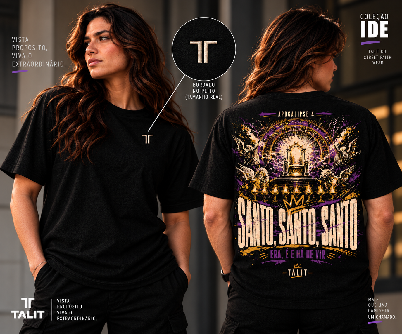 Camiseta IDE - TALIT - PRETA - Cód.: 012