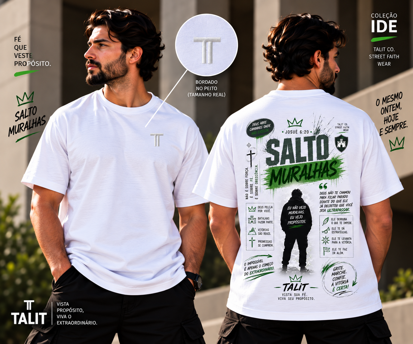 Camiseta IDE - TALIT - BRANCA - Cód.: 011