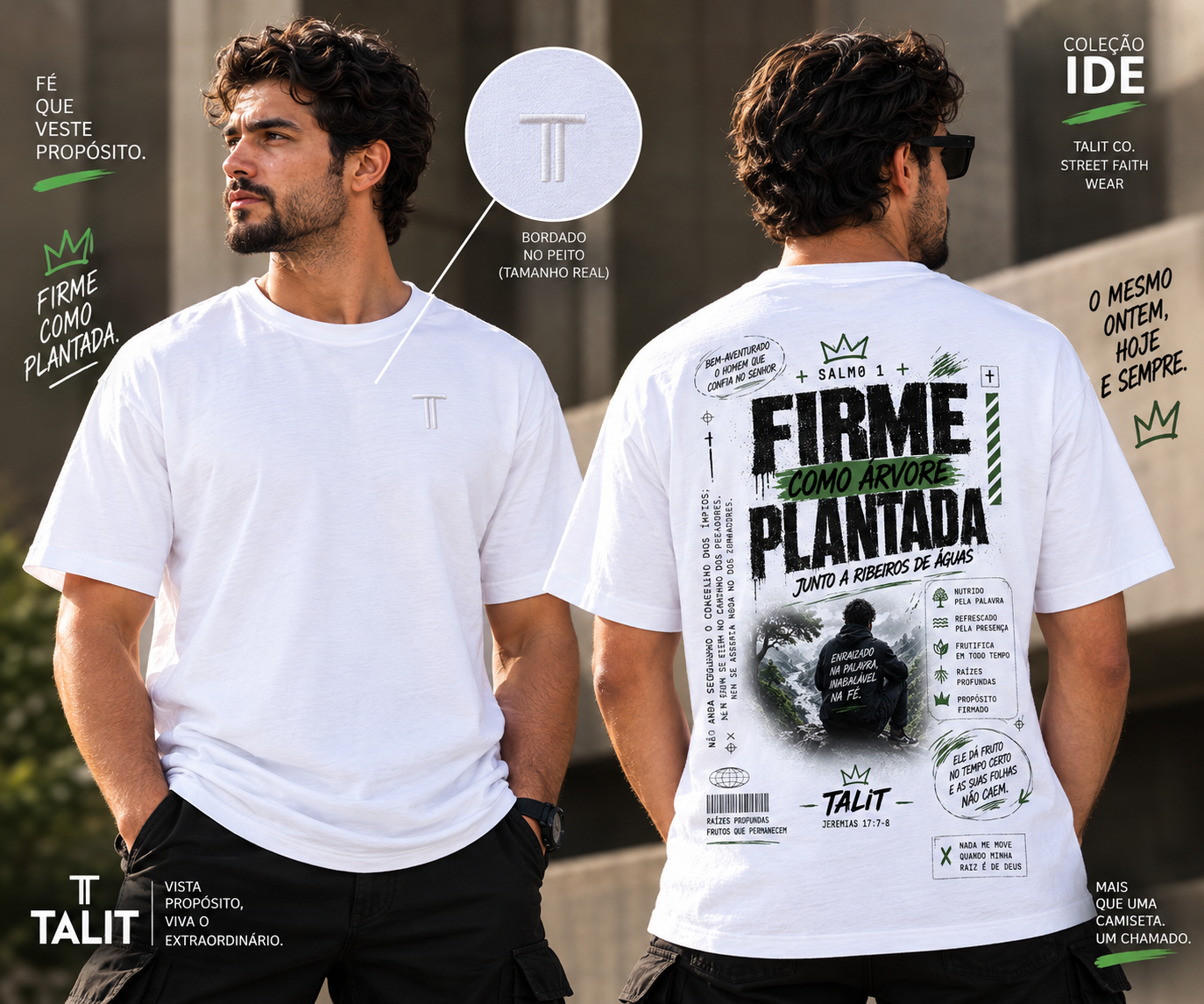 Camiseta IDE - TALIT - BRANCA - Cód.: 012