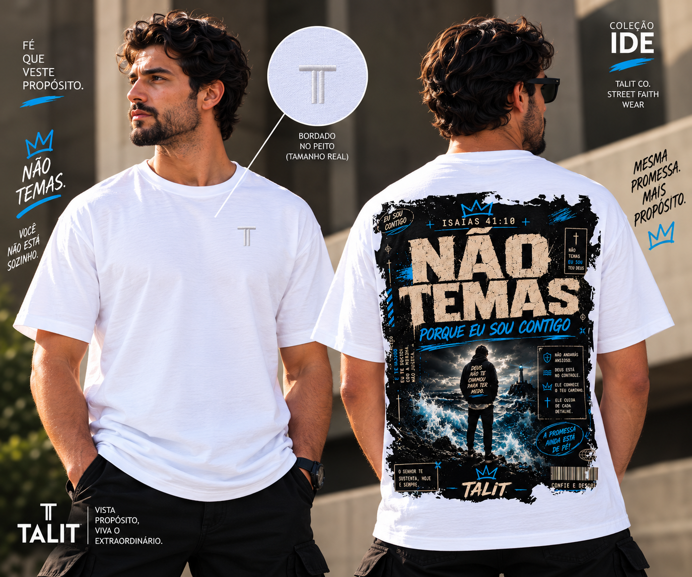 Camiseta IDE - TALIT - BRANCA - Cód.: 014