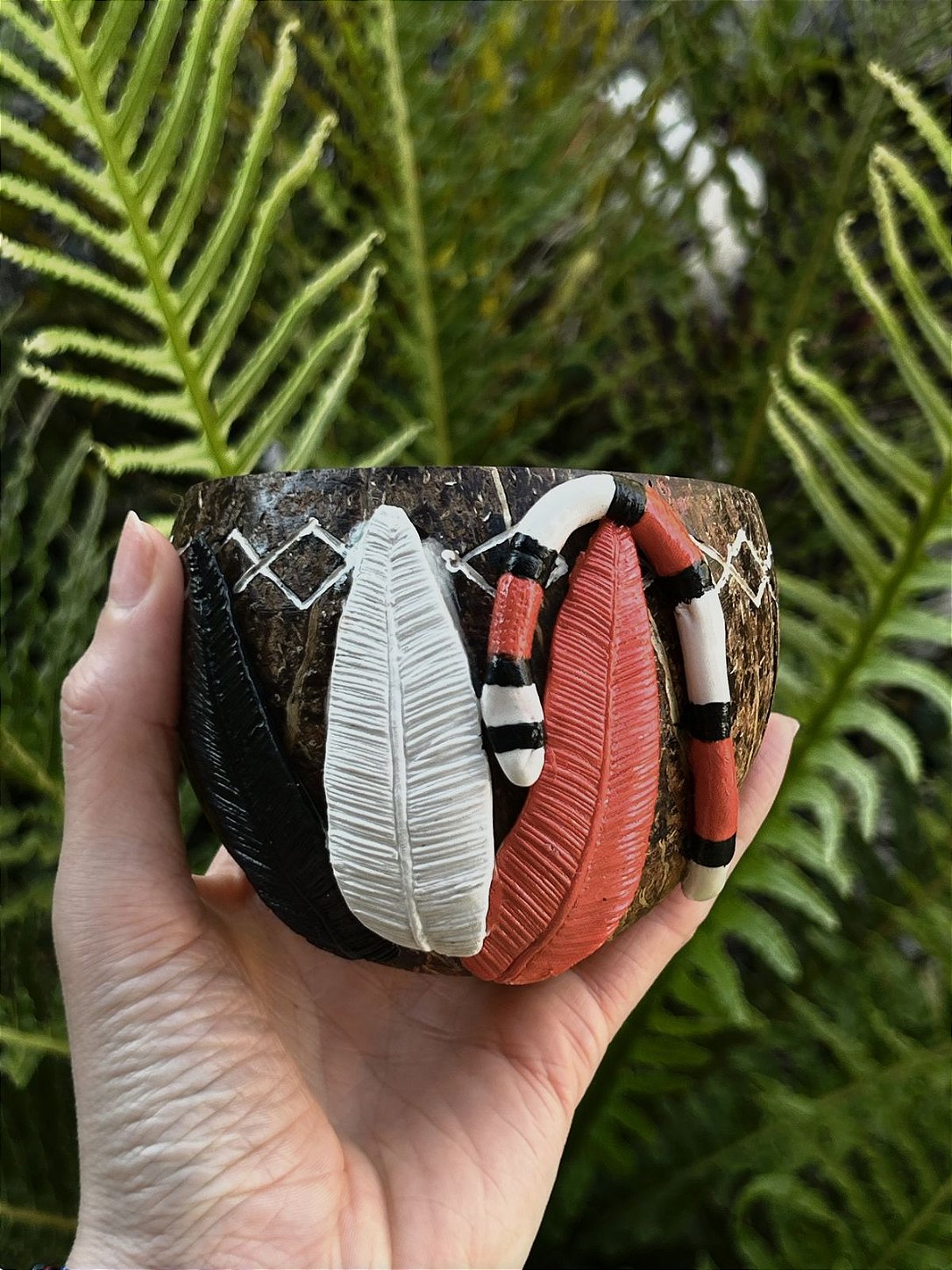Coité Artesanal Cobra Coral