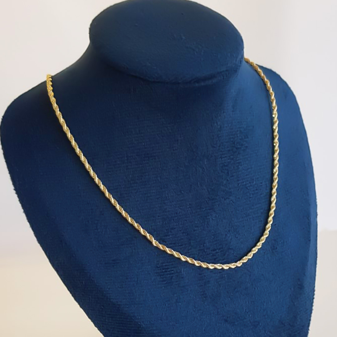 COLAR CORDÃO BAIANO OURO 18K