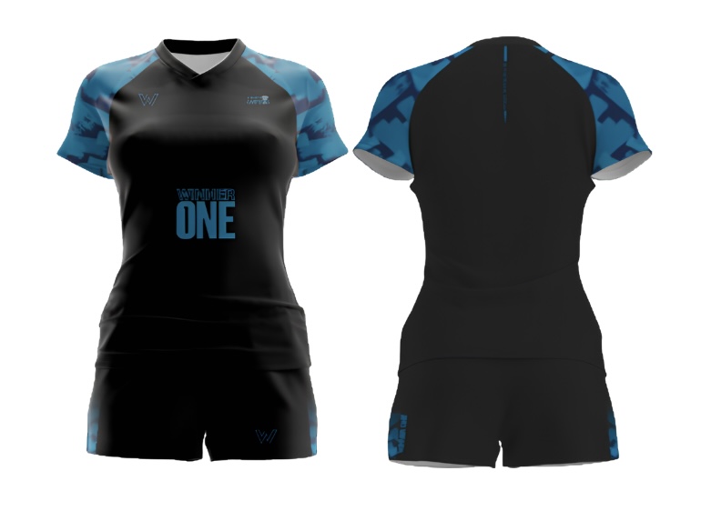 COLEÇÃO INK BEACH AZUL - CONJUNTO FEMININO