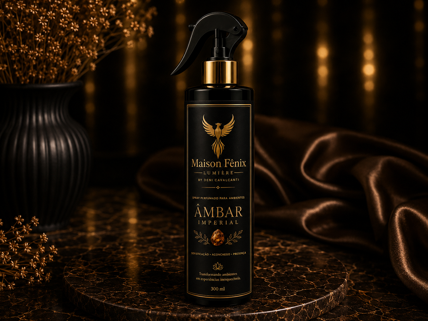 LUMIERE ÂMBAR IMPERIAL - SPRAY PERFUMADO PARA AMBIENTES