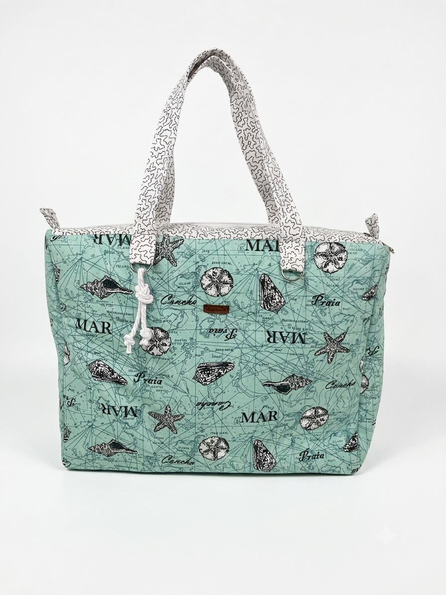 Bolsa Tote Mar - Praia
