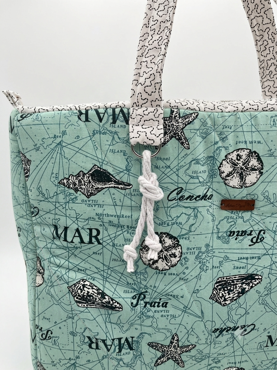Bolsa Tote Mar - Praia