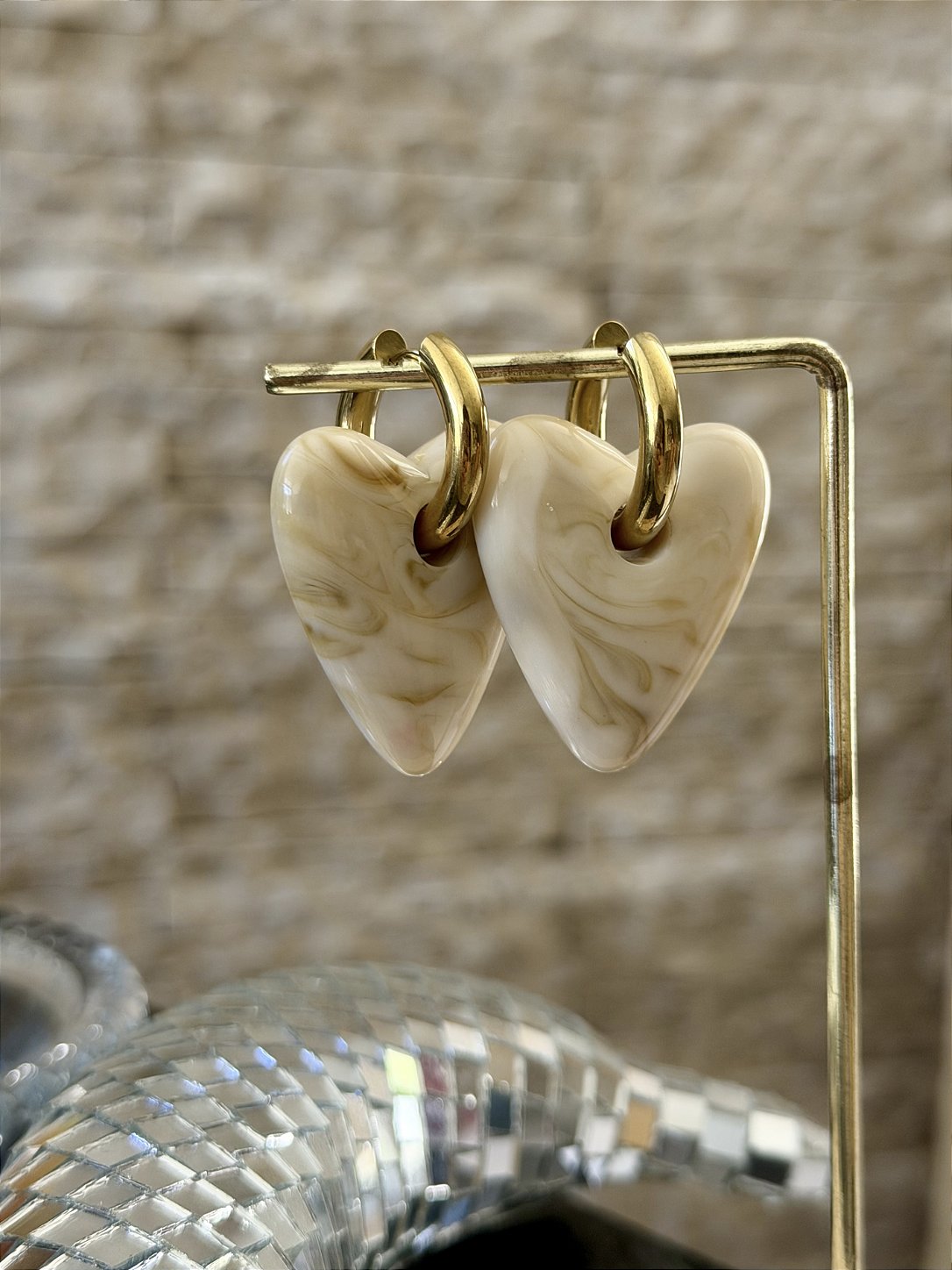 Argola Chunky Heart