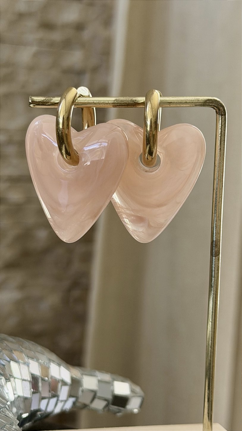 Argola Chunky Heart
