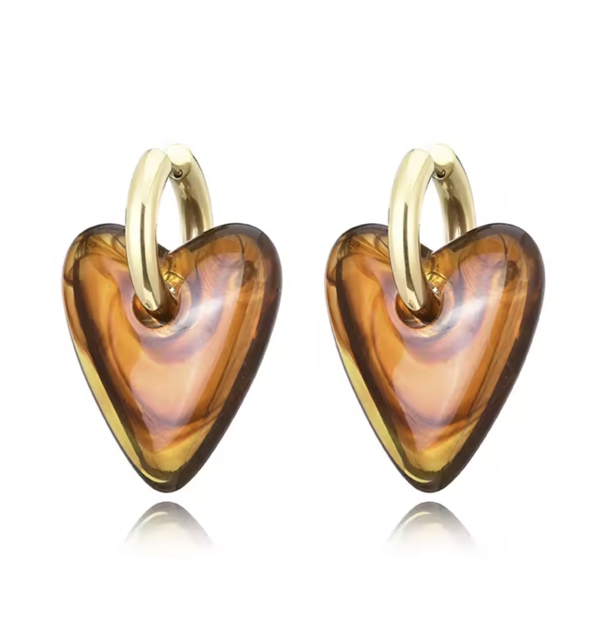 Argola Chunky Heart