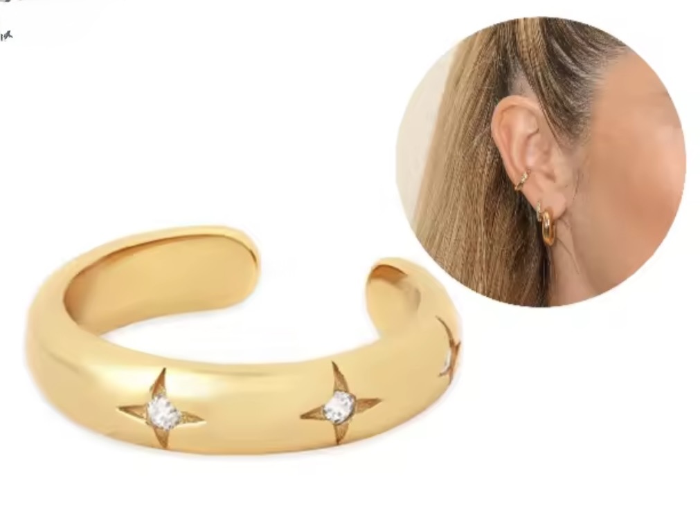 Ear Cuff Constelação - Prata 925