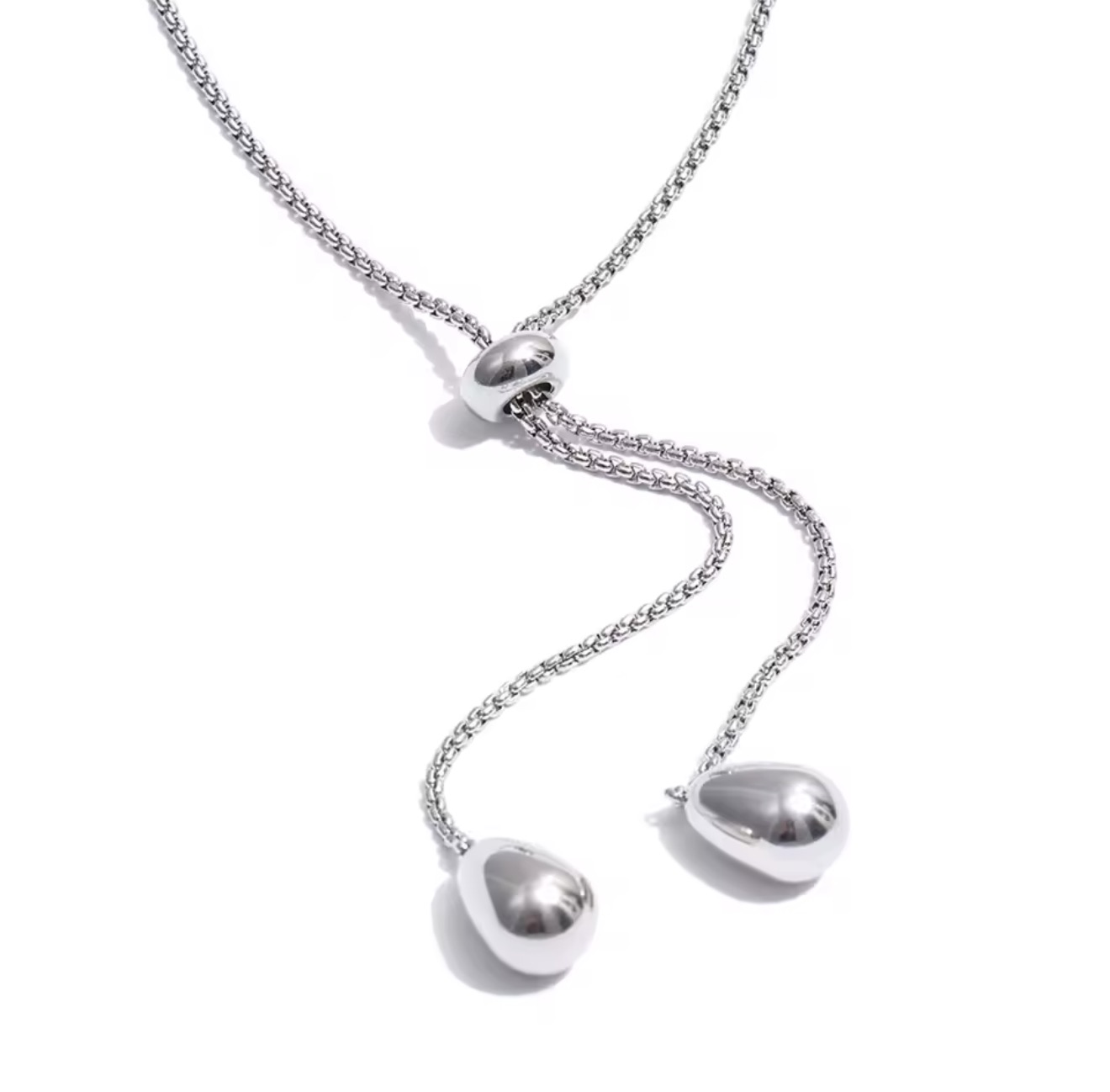Colar Gravatinha Gota Fluida