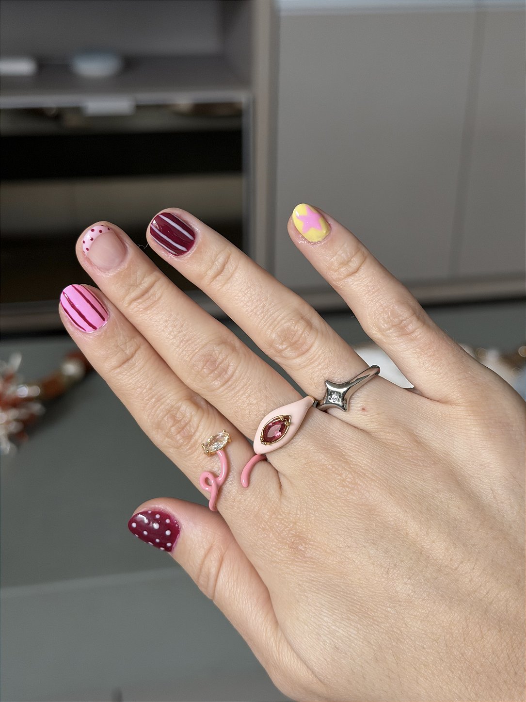 Anel Esmaltado Fluid Drop